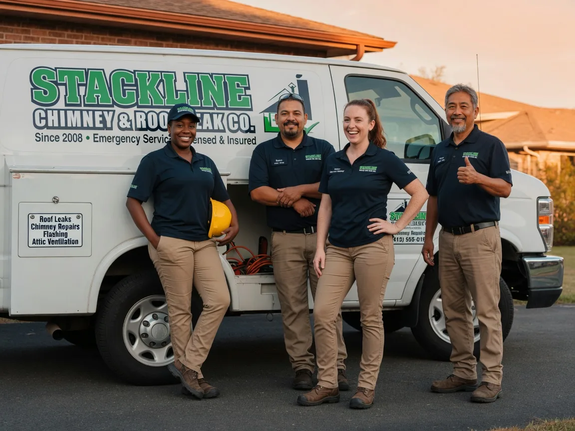 Chimney flashing repair company in Clinton, LA